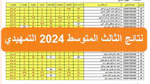 هُنا الأن..رابط الإستعلام عن نتائج الثالث المتوسط التمهيدي بالرقم الإمتحاني في محافظات العراق عبر نتائجنا 2024